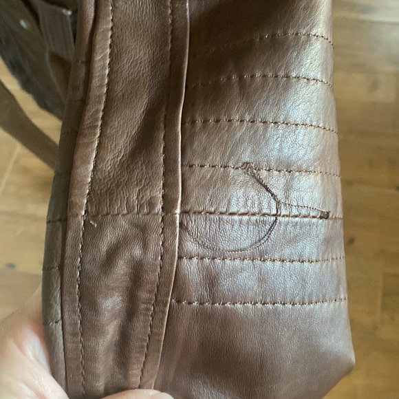 Zara belted leather jacket - Picture 4 of 5